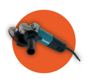 Esmeril de desbaste con kit de instalación